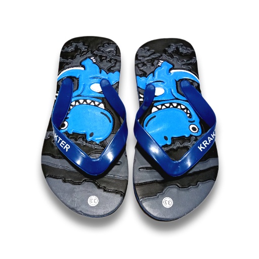 Sandal Anak Laki-Laki Motif Cartoon Dinosaurus Lucu Terbaru