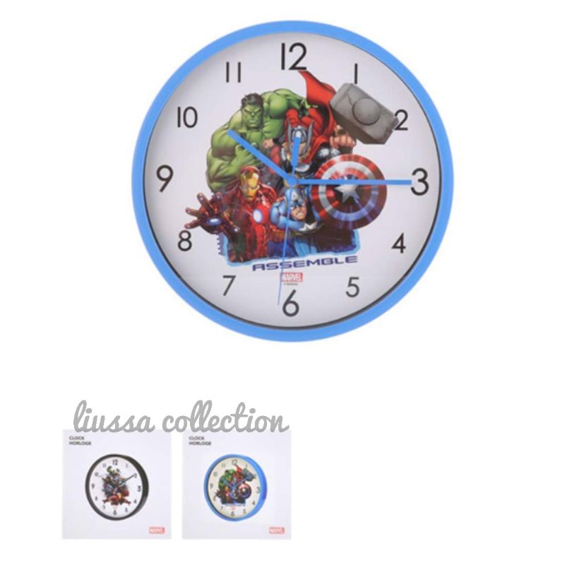 Jam Dinding Miniso - Marvel Clock