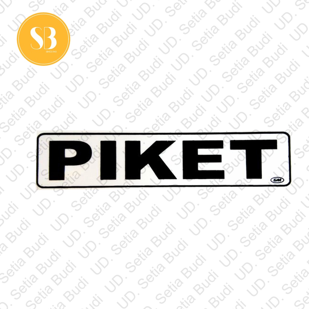 Label GM Kecil Piket LK 126