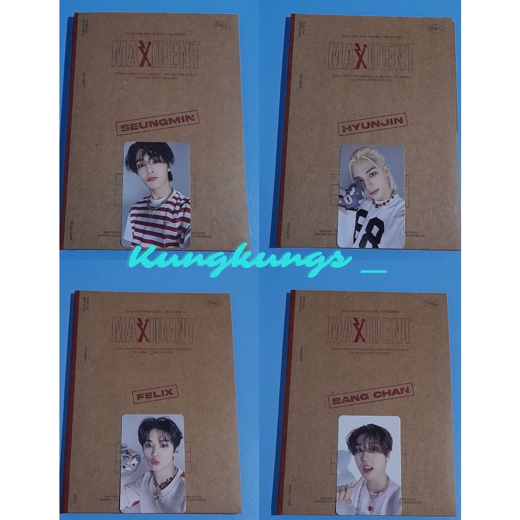 Jual Album Stray Kids Maxident (Paper Case Ver.) Unsealed | Shopee ...