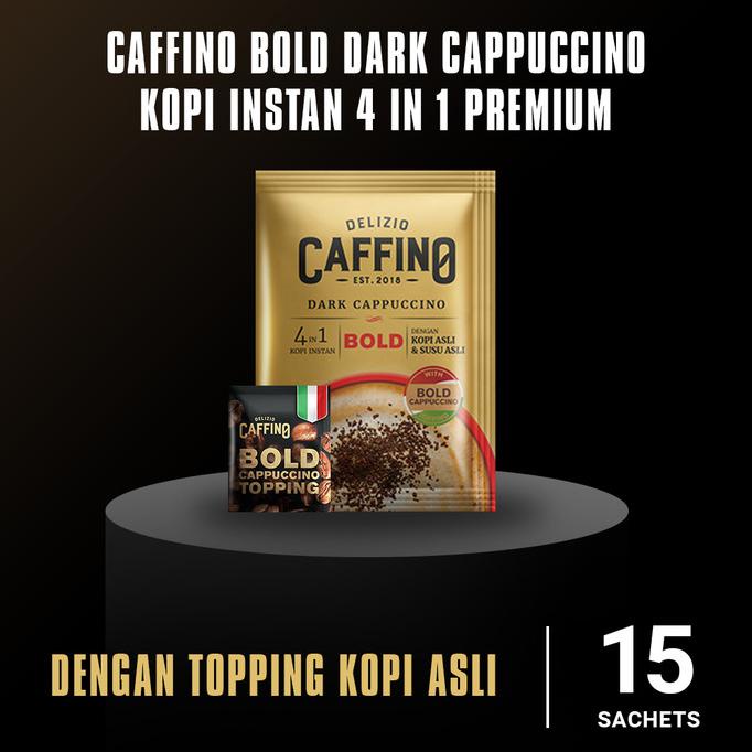 

[BISA COD] Caffino Kopi Latte Bold Dark Cappuccino Renteng [25 gr x 15 Sachets]