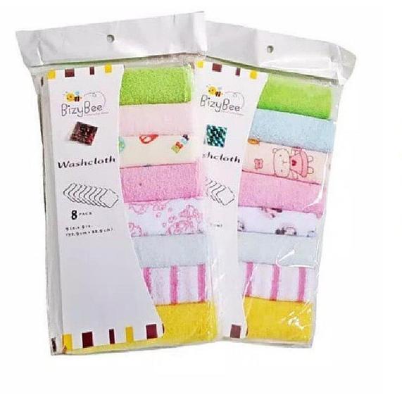 {EU.10De22ᵂ} Sapu Tangan Bayi/Washlap Bayi CarterLove isi (8 pcs)
