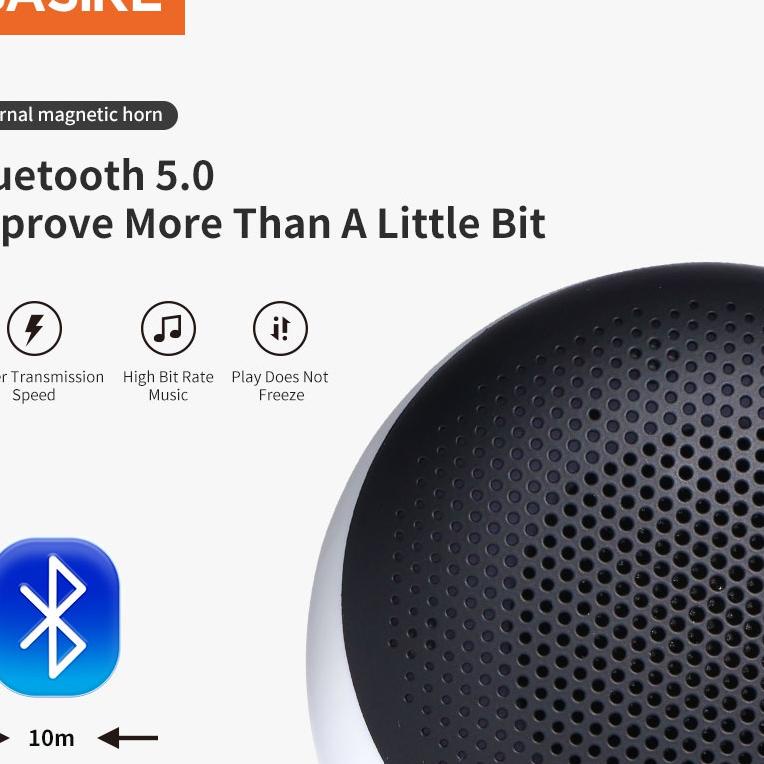 Terbaru.. BASIKE Speaker Bluetooth 5.0 Wireless Bass 6D Home Audio Speaker Portable Ultra aktif lapt