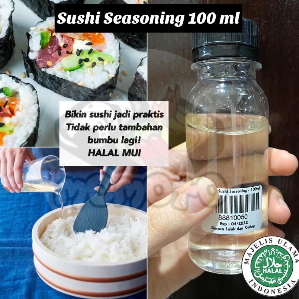 

ふ Cuka Sushi Seasoning 100 ml Halal / Vinegar Cuka Bumbu Nasi Sushi Gimbap Onigiri ㄲ