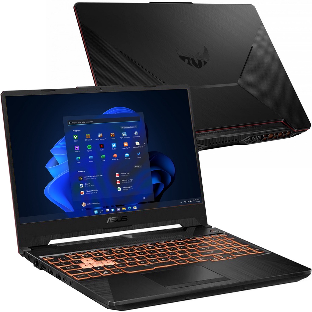 Laptop Gaming Asus TUF F15 FX506LHB GTX1650 4GB i5 10300H RAM 16GB 1TB SSD 15.6FHD 144Hz Win11+OHS