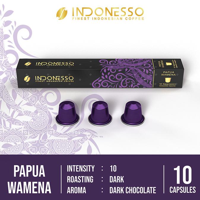 

[BISA COD] INDONESSO Papua Wamena Nespresso Coffee Capsule / Kapsul Kopi