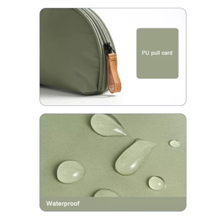 Pouch Makeup Cosmetic Travel / Dompet Alat Make Up Portable / Make Up Bag Pouch / Water Resistant Cosmetic Cube Pouch