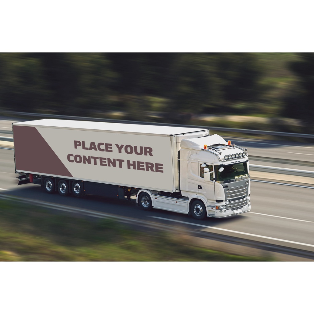 Truck Trailer Mock Up 12 In 1 Bundle