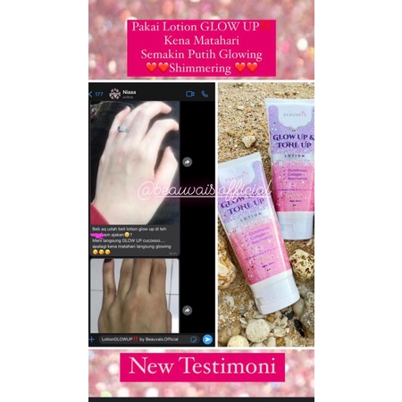 glow up dan tone up lotion