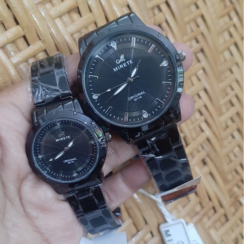 Jam Tangan Couple Terlaris Mirete Cocok untuk Kado Pasangan