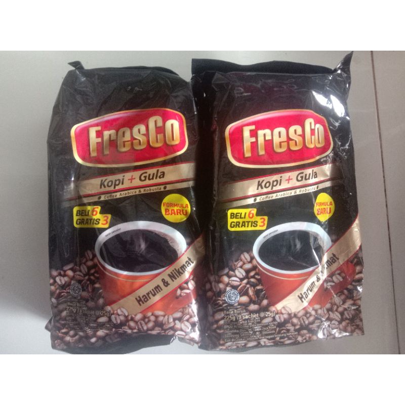 Fresco Kopi Hitam+Gula / Fresco Beli 6 Gratis 3