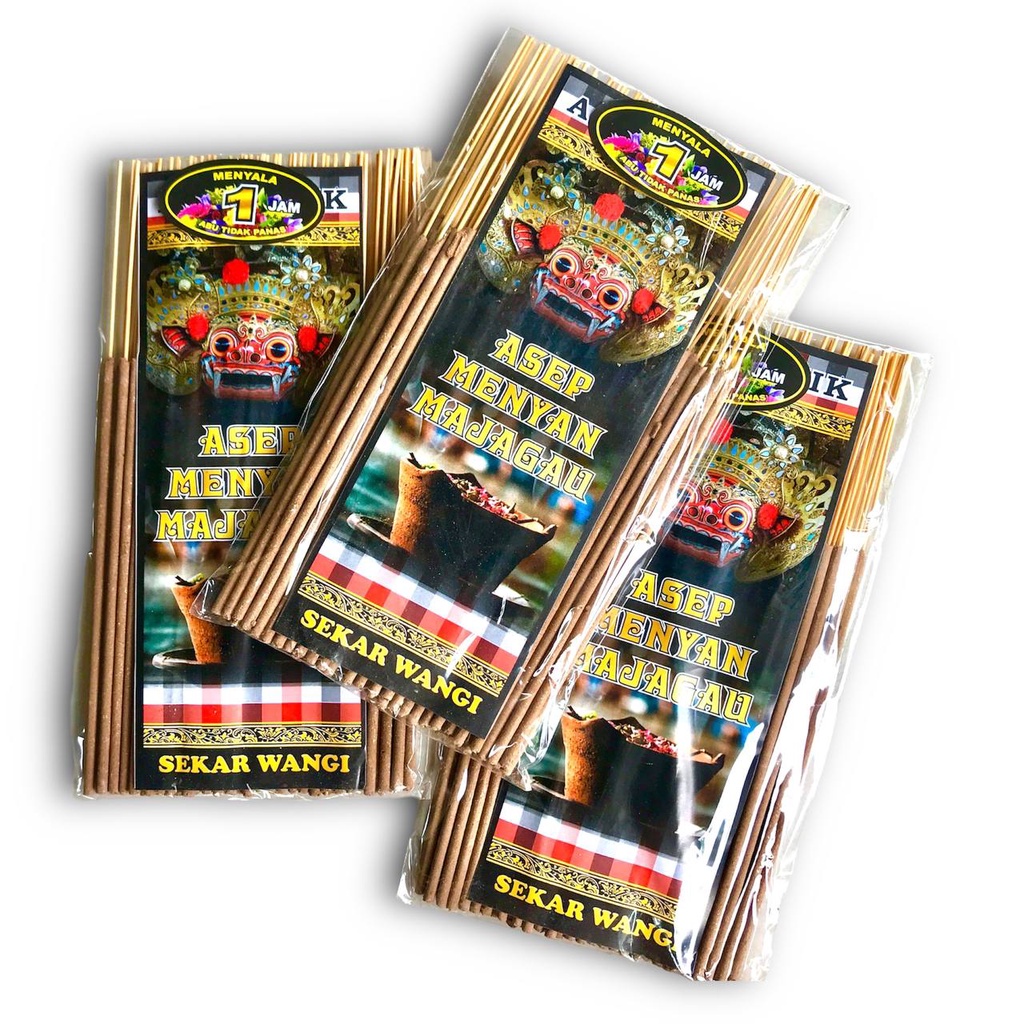 Dupa Hio Kemenyan Barong Majegau isi 60 stick Herbal 22 cm 1 jam Abu dingin Produksi Sekar Wangi
