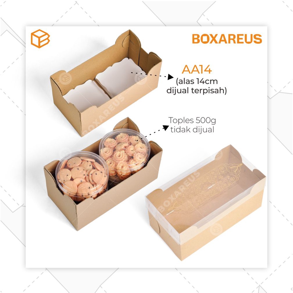 Toples Box Hampers Kemasan Kotak Cookies Dus Kue Kering | TB DELIGHT