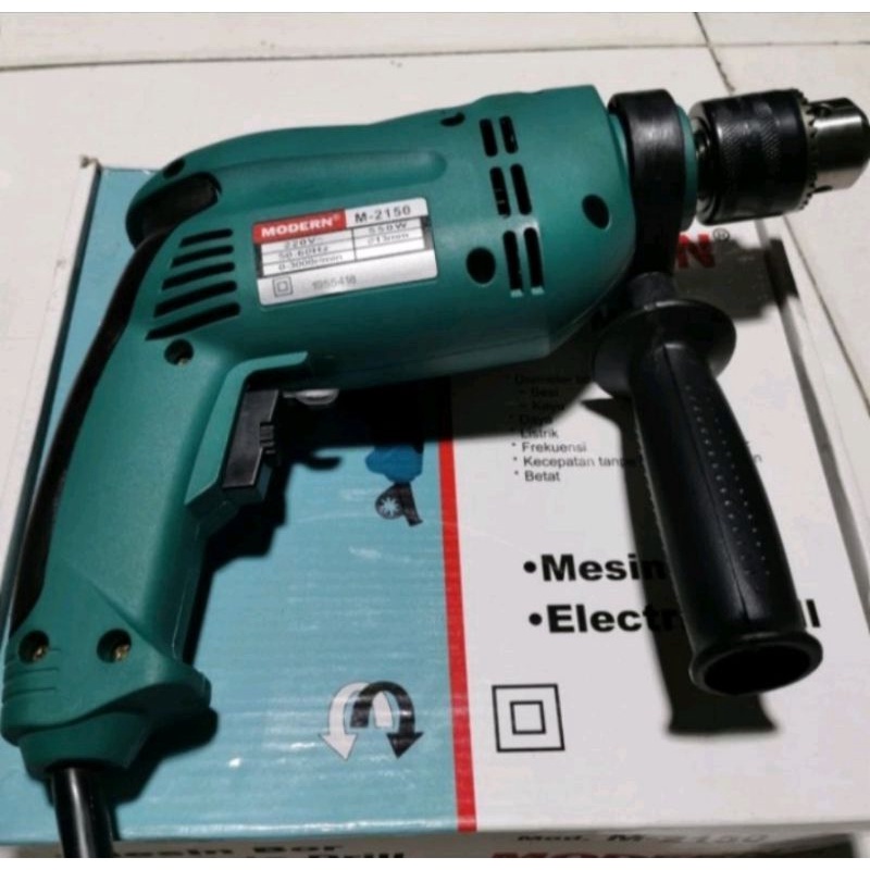 bor modern 13mm M-2150/ mesin bor tangan modern bor tembok 13mm modern