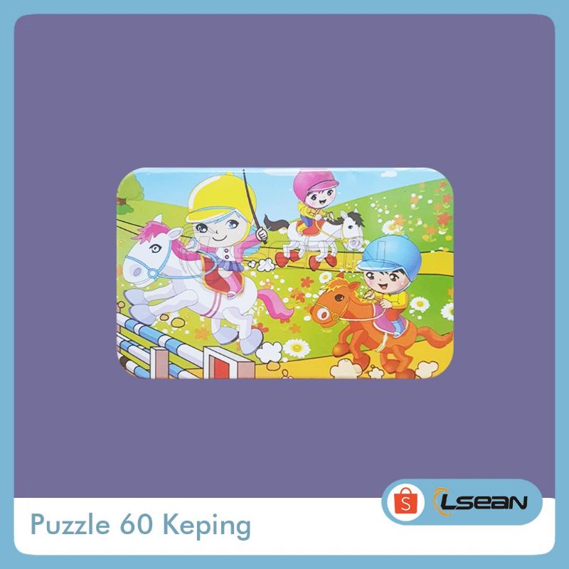 PUZZLE HEWAN DONGENG PRINCESS 60 KEPING MURAH LUCU