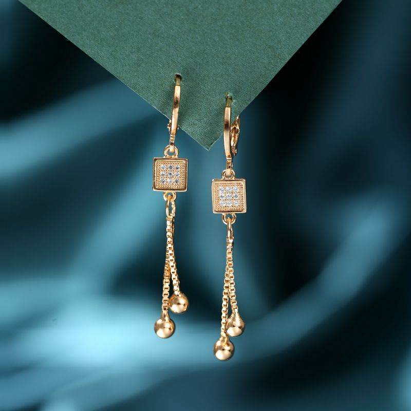 Anting wanita dewasa cantik titanium original asli import anti karat anting Jurai ukir Permata