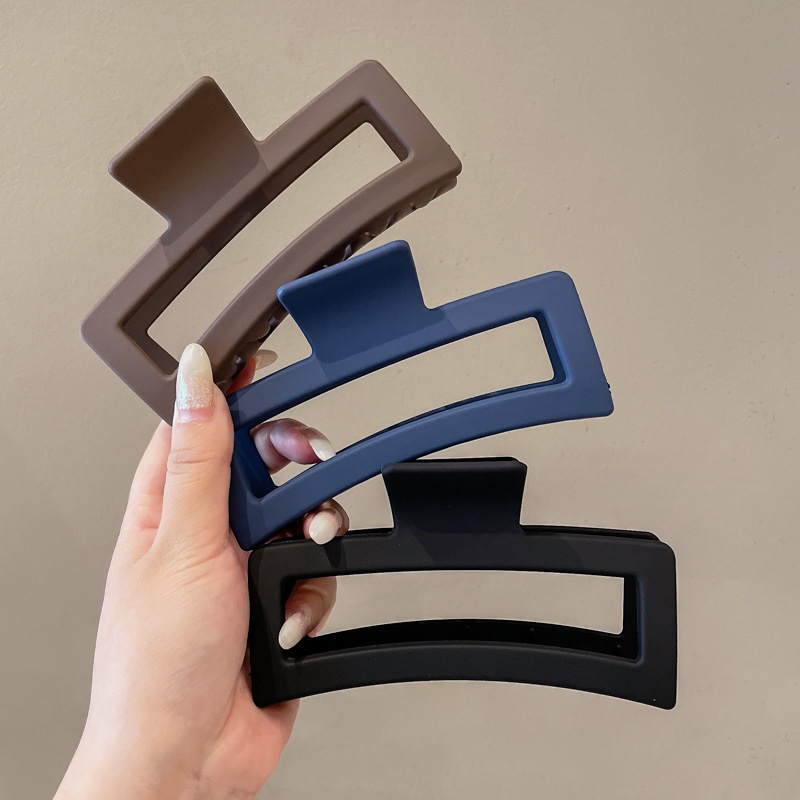 Korea Fashion Baru Kebesaran 14 cm Persegi Hiu Klip Jepit