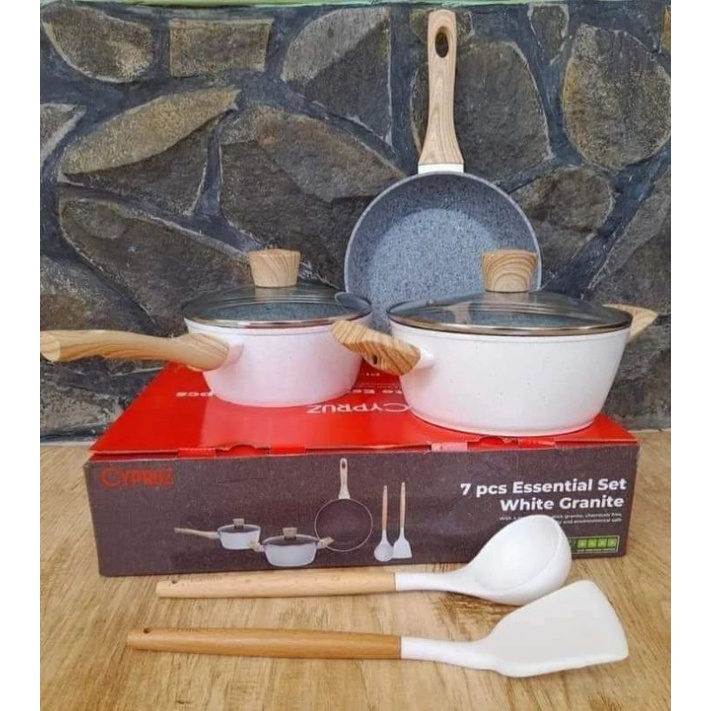 Panci Granit Premium/White Granit Cypruz