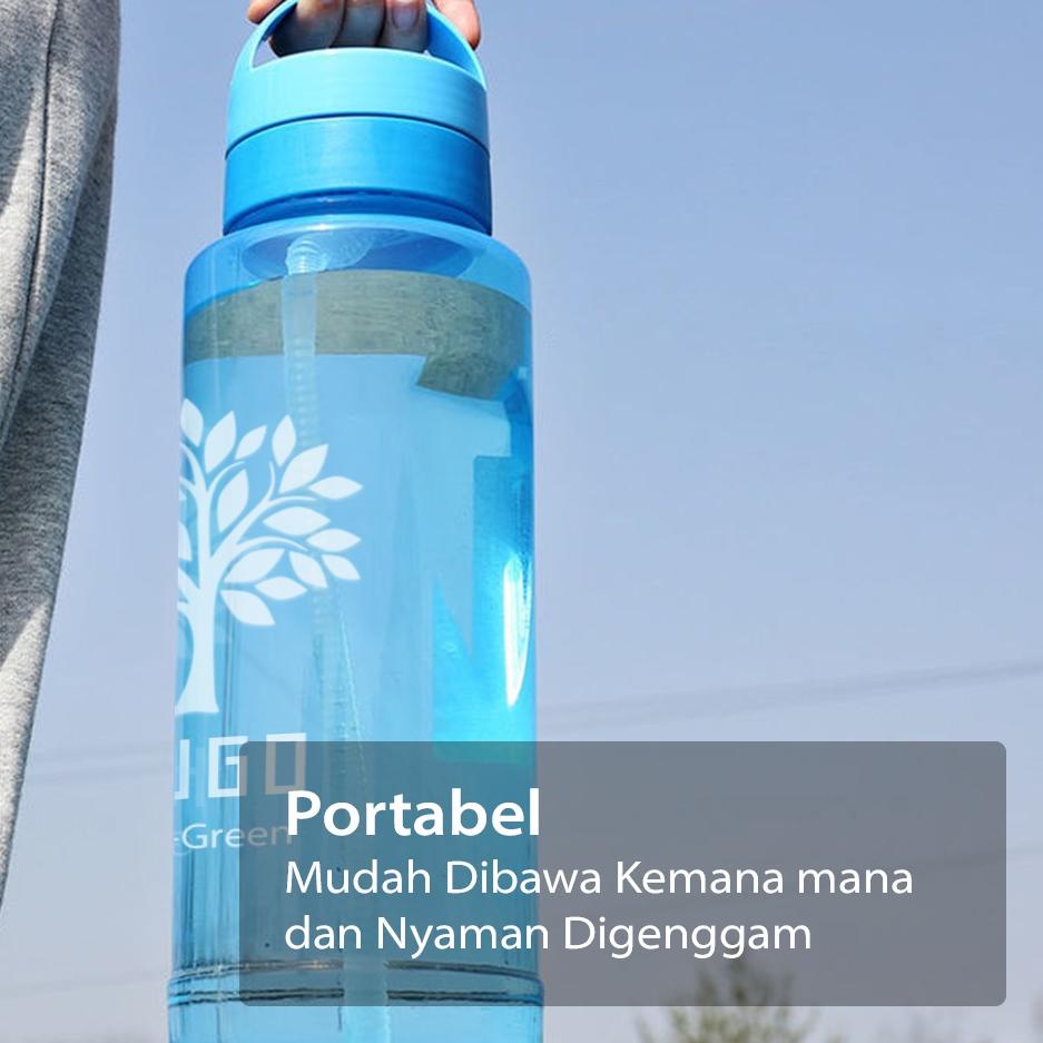 HUGO Botol Minum Jumbo 2 Liter - Tempat Air Minum 2 ml Besar B4M9