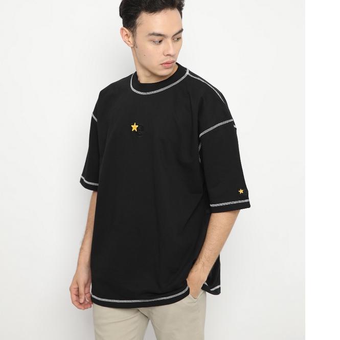 ░☺░  Erigo T-Shirt Oversize Moura Black