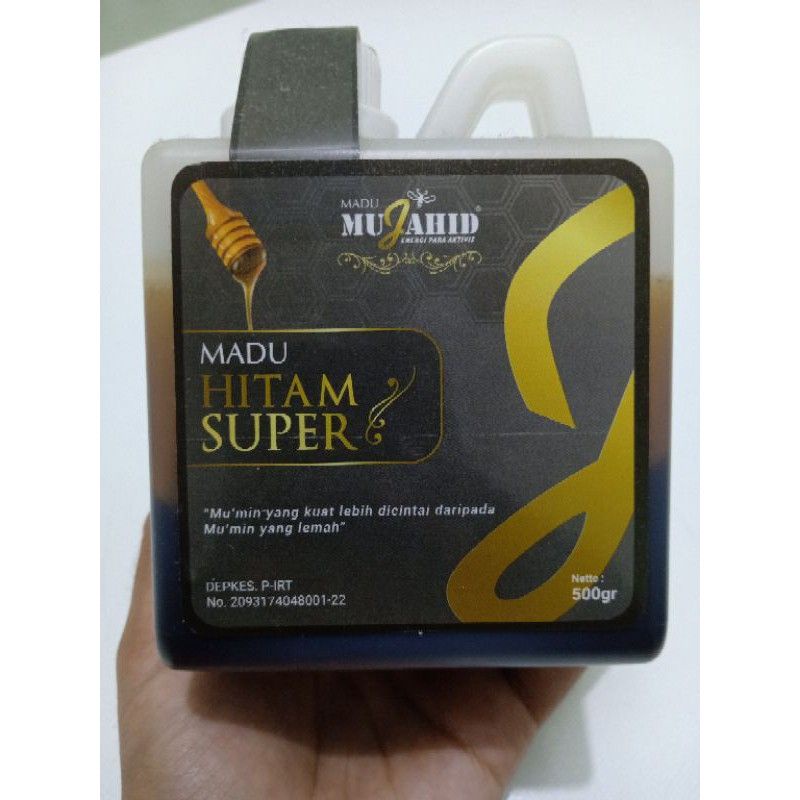 

MADU HITAM PAHIT MUJAHID 500grm