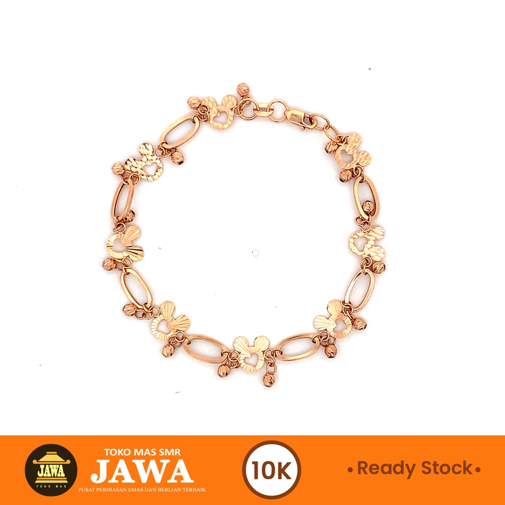 Jual Gelang Emas Bracelet Kadar 10k Toko Mas Jawa Shopee Indonesia