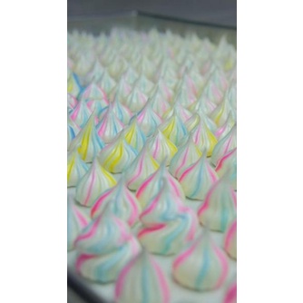

↧↨ Meringue Cookies Kue Busa Prancis Toples Kecil ↼