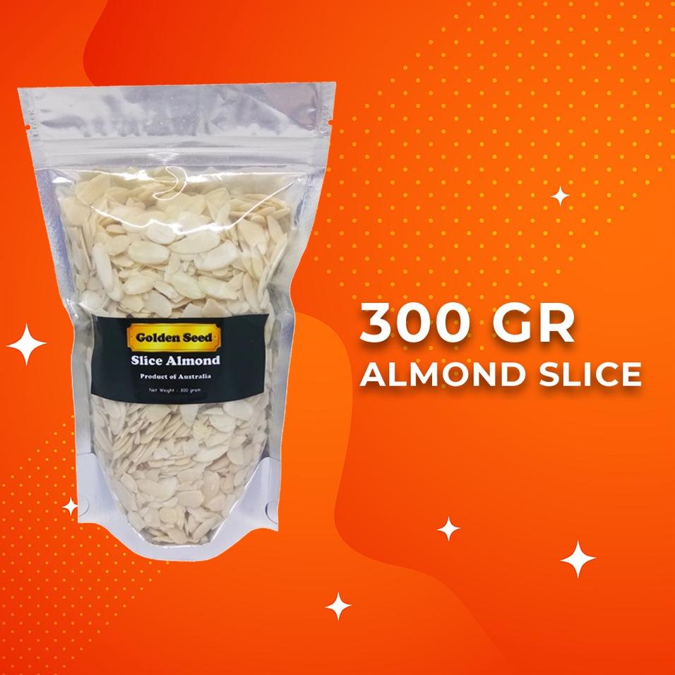 

⇊ RAW ALMOND SLICE 300 GRAM PREMIUM - ALMOND IRIS MENTAH 300 GR ほ