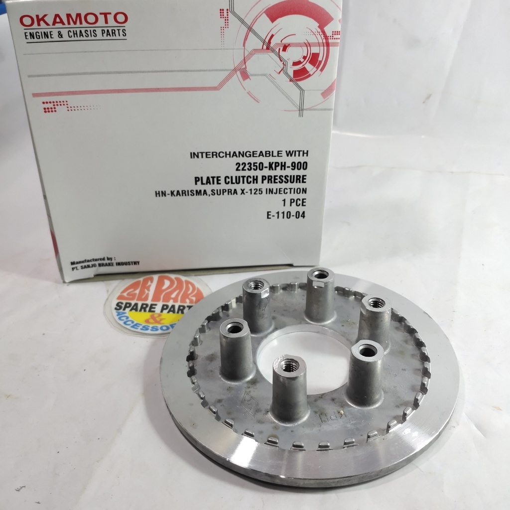 Kaki 6 Almunium kopling Karisma Supra X 125