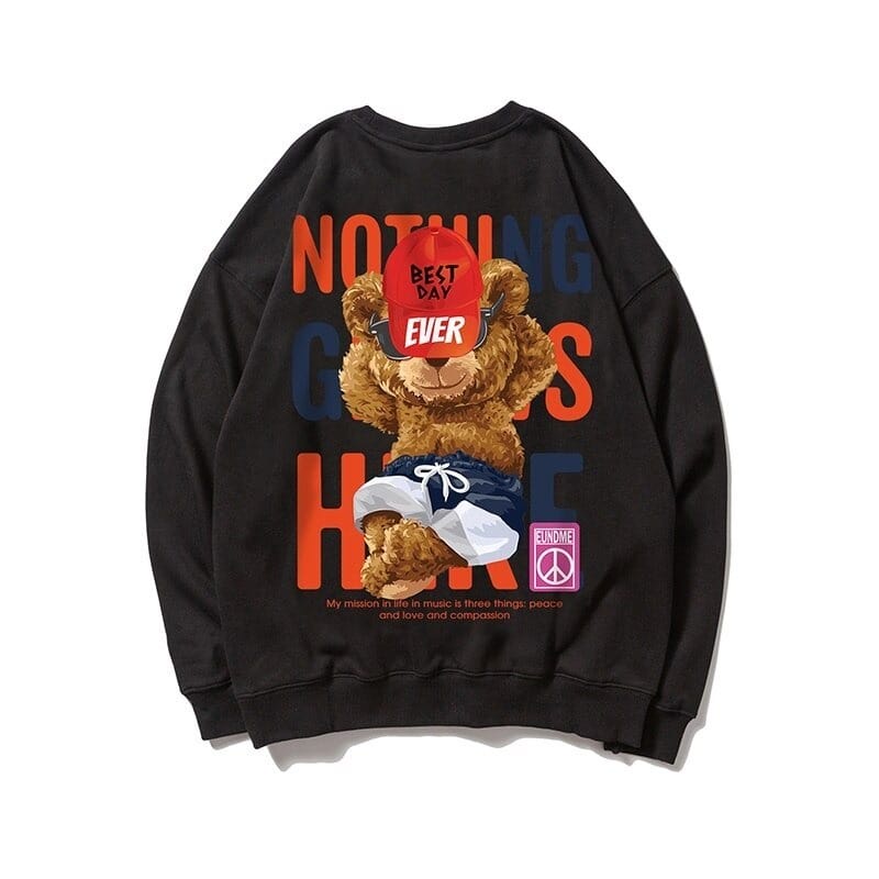 Sweater Basic Crewneck EUNDME BEST DAY EVER Pria Wanita Ukuran S M L XL XXL XXXL