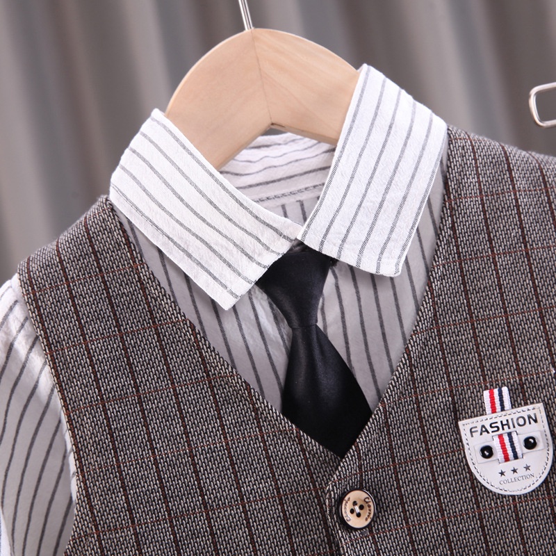 Setelan Jas Anak Laki Laki Tuxedo JAYDEN Pakaian Pesta Formal Anak Import