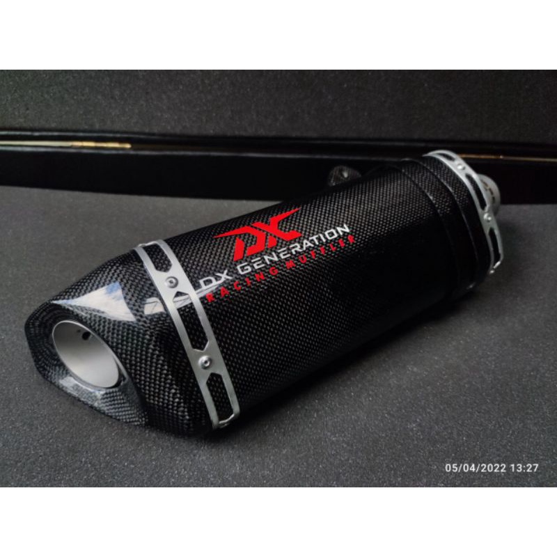 knalpot RVR long carbon plain original dx generation