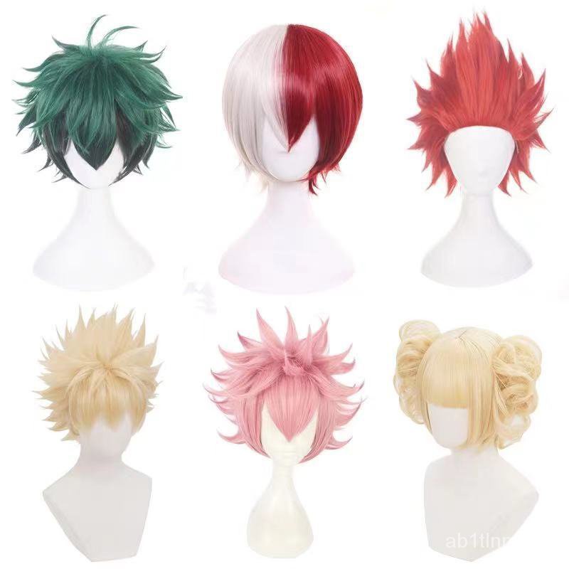 My Hero Academia Midoriya Izuku Bakugou Katsuki Himiko Toga Shoto Todoroki  Cosplay Wig