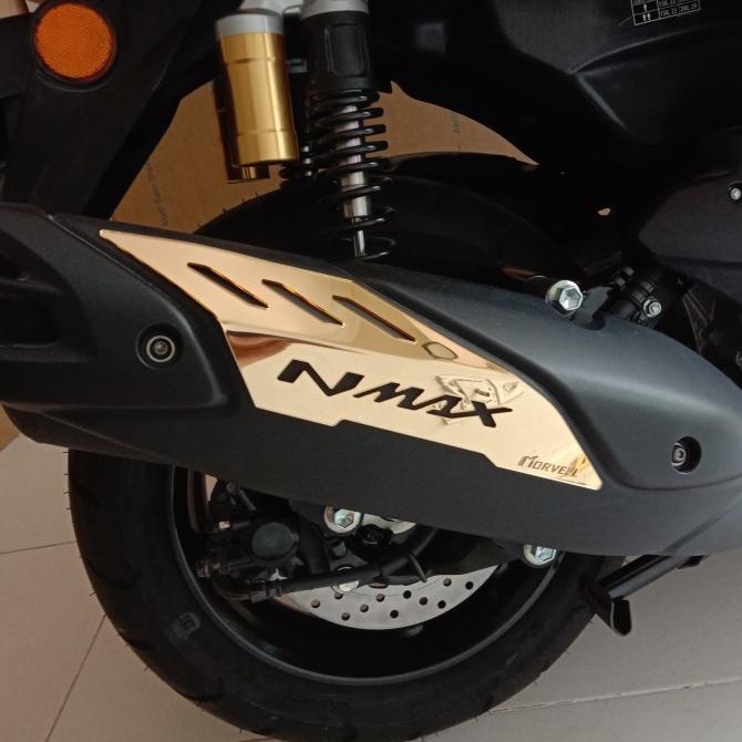 all new nmax 2020 Gold cover tutup knalpot - exhaust garnish nmax baru