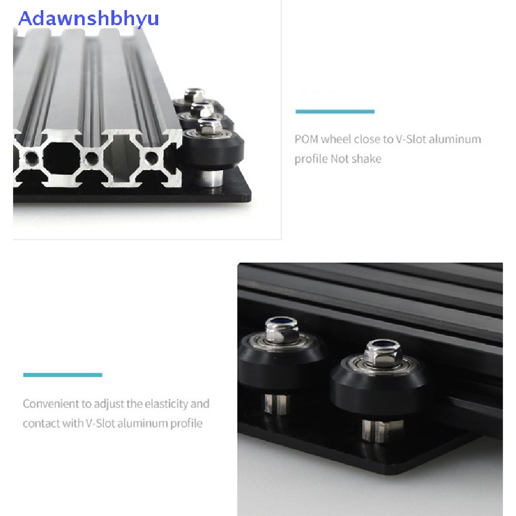 Adhyu V-Slot Gantry 20-80mm Plat Gantry Aluminium Untuk Part Printer 3D Hitam ID