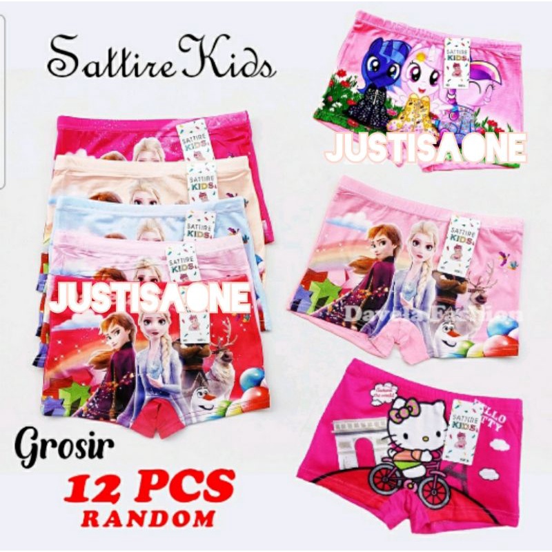 12 GROSIR SATTIRE KIDS CD Anak Perempuan - Justisa