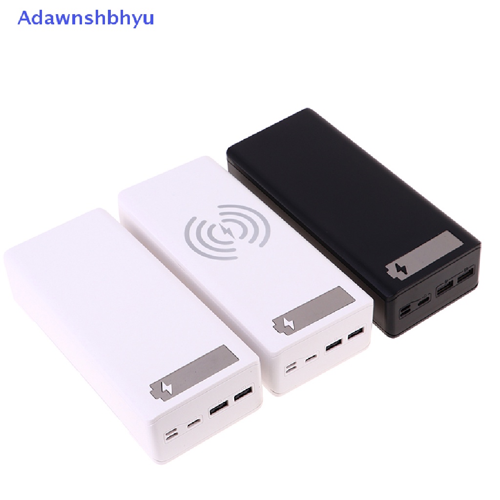 Adhyu16 *18650Klas USB Gratis Kotak Penyimpanan Fast Wireless Charging Power Case ID