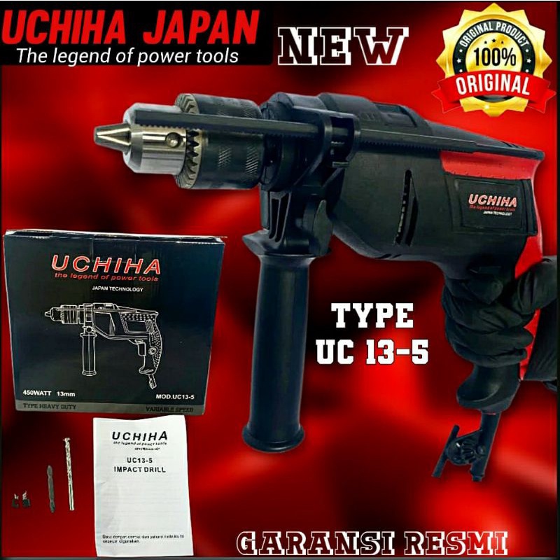 bor listrik impeck dril type 13-5 mereck UCHIHA 13mm