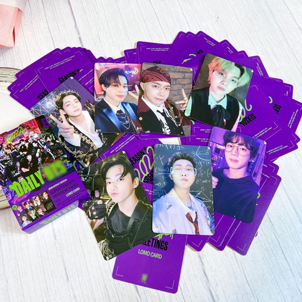 lomo card BTS seasons greetings 2022 photo card agk034(4e3)