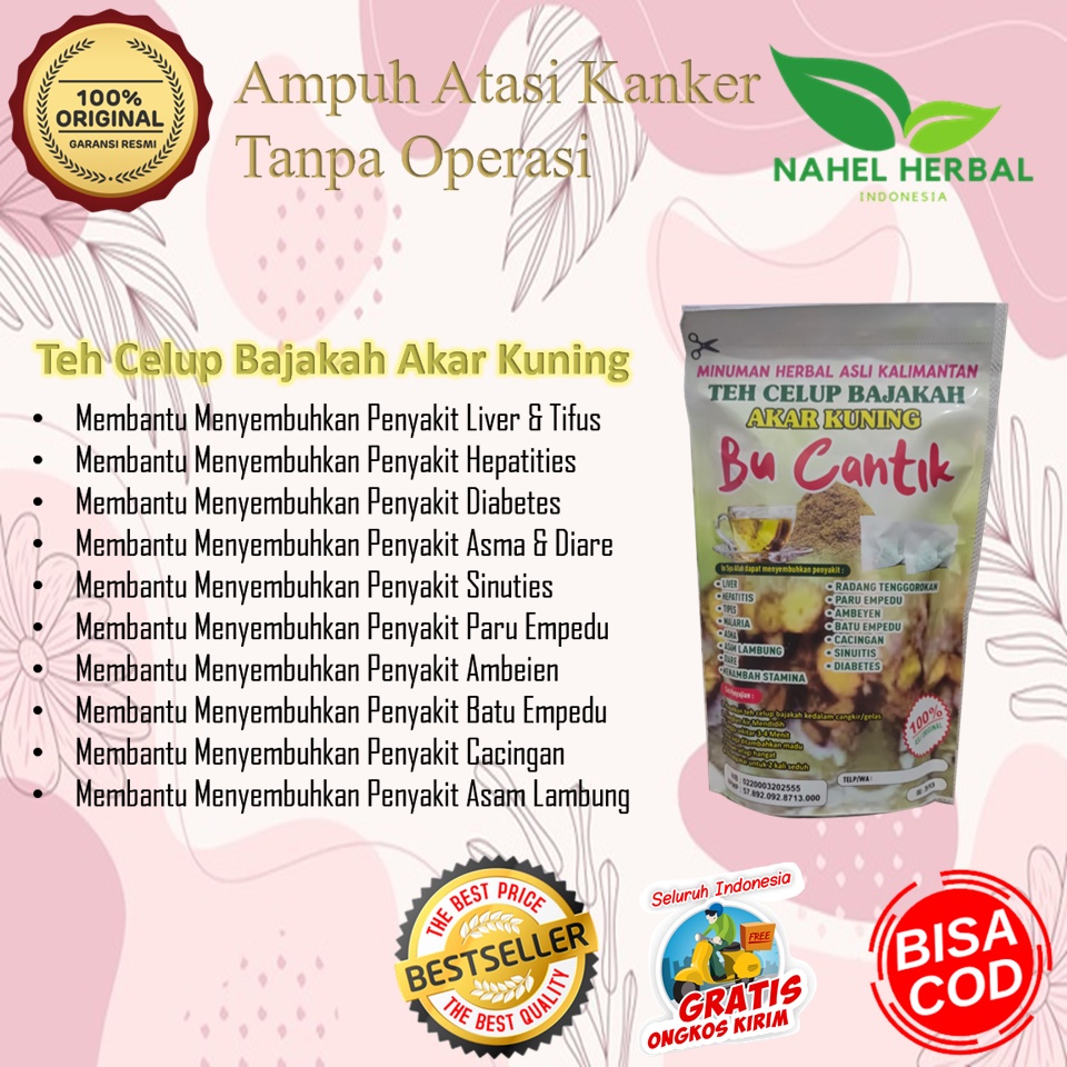 Obat Asam Urat Herbal Dan Kolesterol Nyeri Sendi Bpom - Bajakah Kalawit Merah COD - Binahong Cina Re