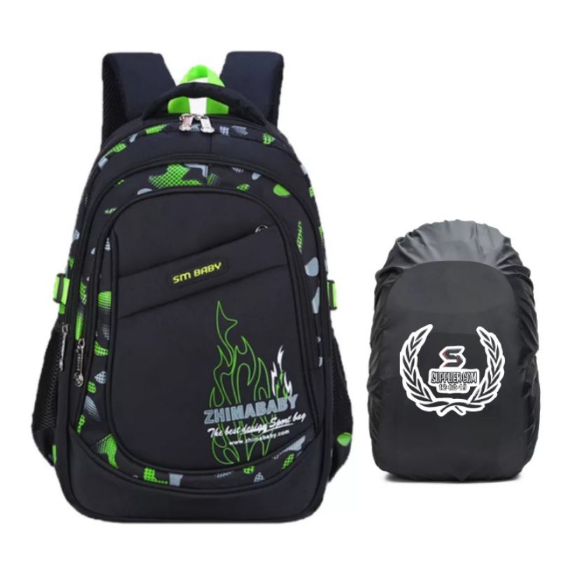 Suppliercom_Tas Sekolah Anak Laki Laki Sd Smp Sma Backpack Ransel Cowok Cewek Backpack Sekolah Kuliah Kerja