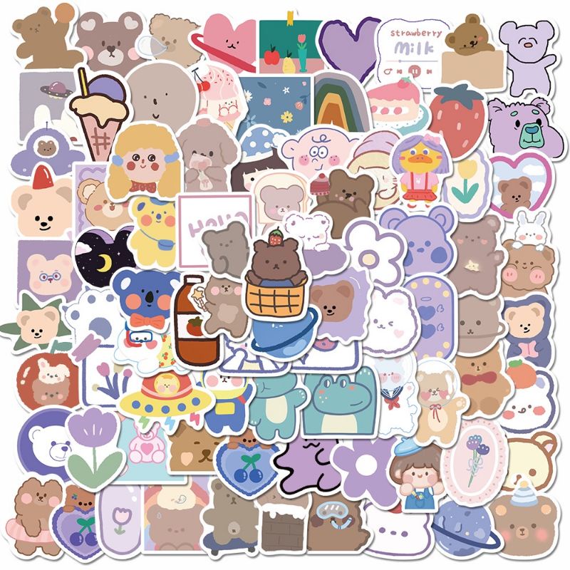 

stiker cute cutting (isi 90pcs)