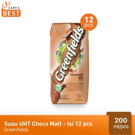 

Susu UHT Choco Malt Greenfields 200 ml - Isi 12 pcs TERLARIS TERPERCAYA ORIGINAL