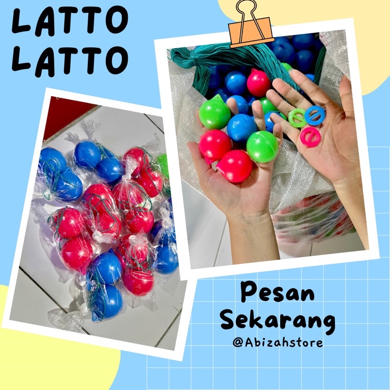 MAINAN LATTO LATTO | MAINAN TEK TEK | MAINAN JADUL MURAH MERIAH