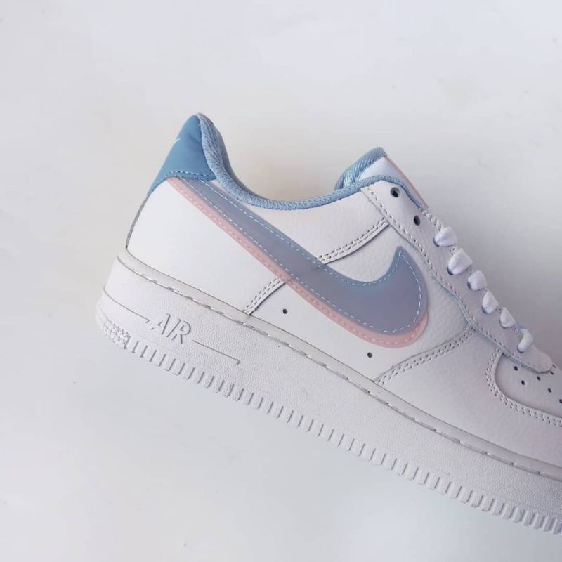 SEPATU AF1 Lv8 DOUBLE SWOOSH LIGHT ARMORY BLUE