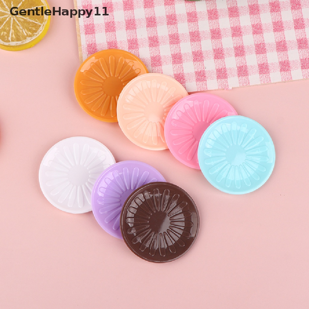 GentleHappy 4Pcs Dollhouse Practical Miniature Plate DIY Miniature Dish Novelty Decoration id