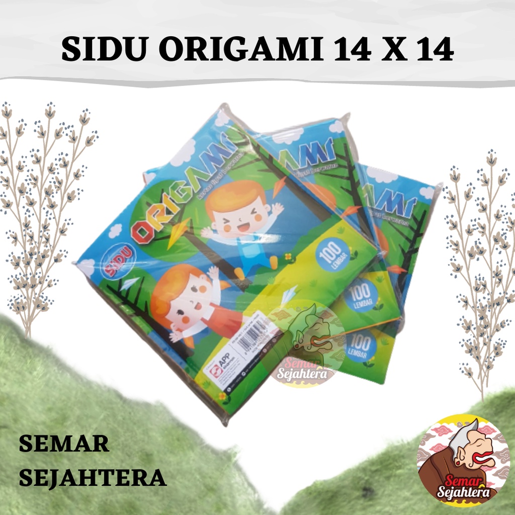 

[PAK] KERTAS LIPAT / ORIGAMI SIDU 14 X 14 ISI 100 LEMBAR*