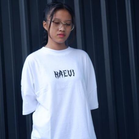 New Sale HAEV T-shirt White Oversize - Humanity T-shirt/kaos/pakaian