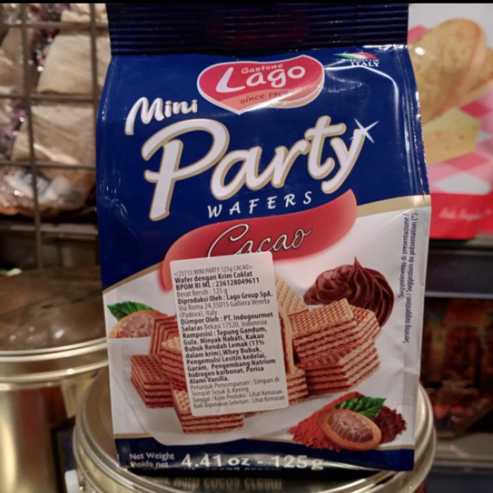 

Lago mini party cacao 125gr