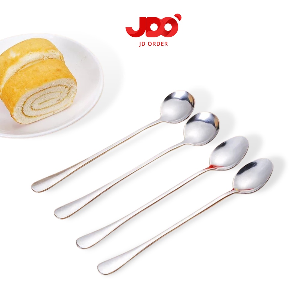Sendok Teh Gagang Panjang Long Handle Tea Spoon Stainless Steel